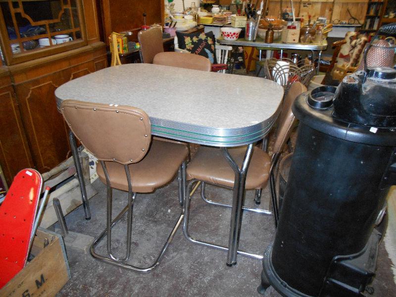 Vintage Chrome Kitchen Table