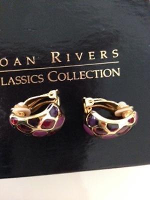Brand New Joan Rivers Clip Earrings