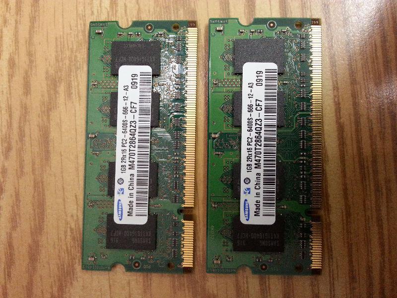 1GB DDR2 Laptop RAM memory
