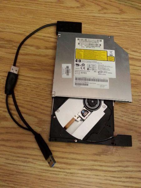 Laptop internal/external DVD / CD Re-writable Drive