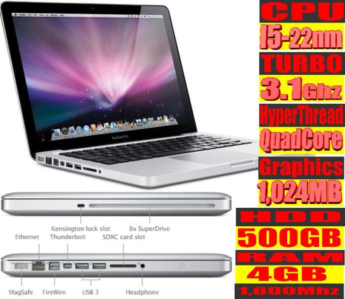 2012 MacBook Pro - 5 Year UsedMac Warranty