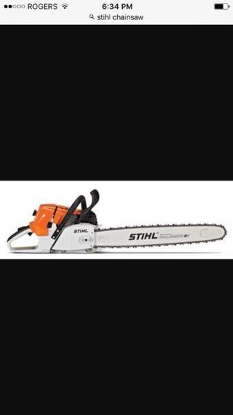 Wanted: Looking for Stihl chainsaw