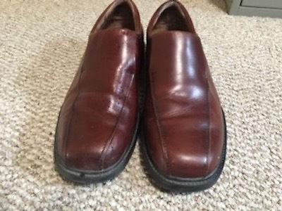 Men's Nunn Bush Brown Leather Shoes, size 10