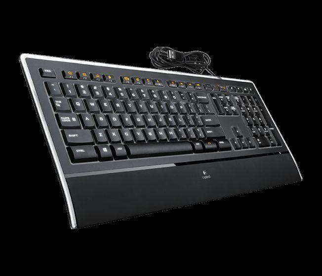 Logitech illuminated keyboard