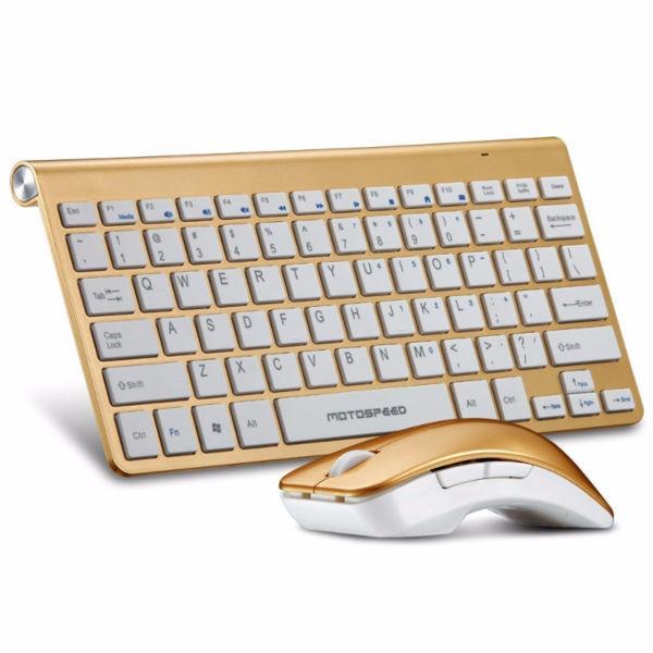 Wireless Ultra thin computer keyboard and mouse combo
