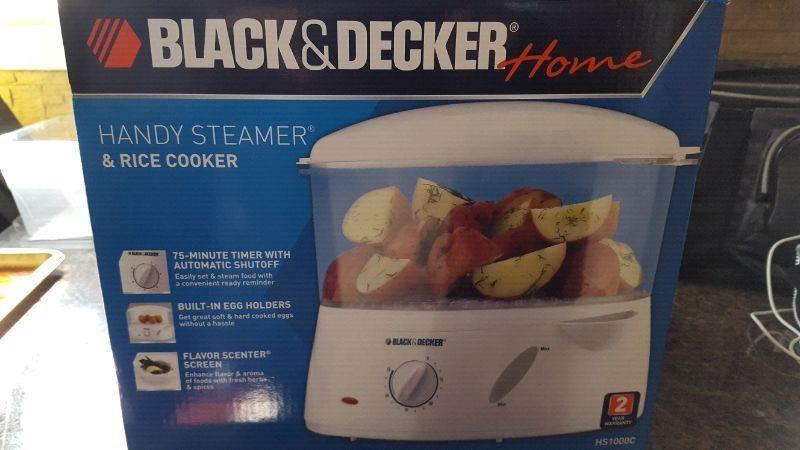 Black & Decker Home Handy Steamer & Rice Cooker