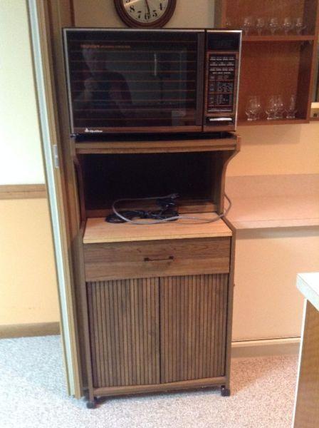 Microwave convection oven & cabinet