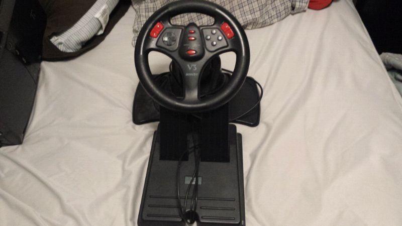 InterAct V3 Steering Wheel Set (PS2)