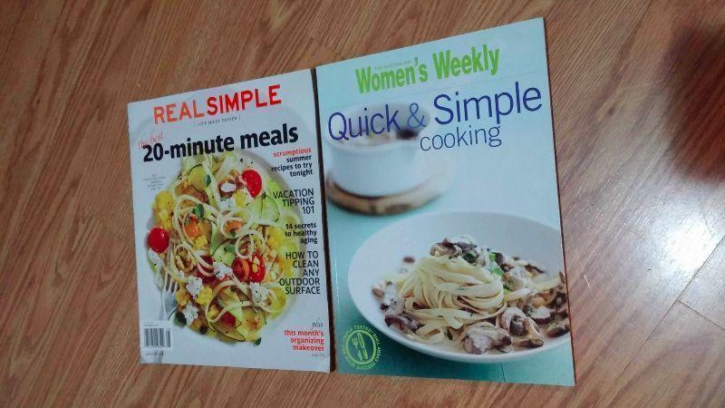 Recipe Book & Real Simple 20- minute meals