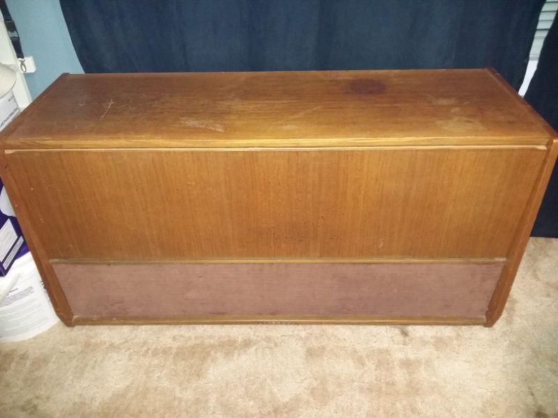 Vintage Record Player Bench