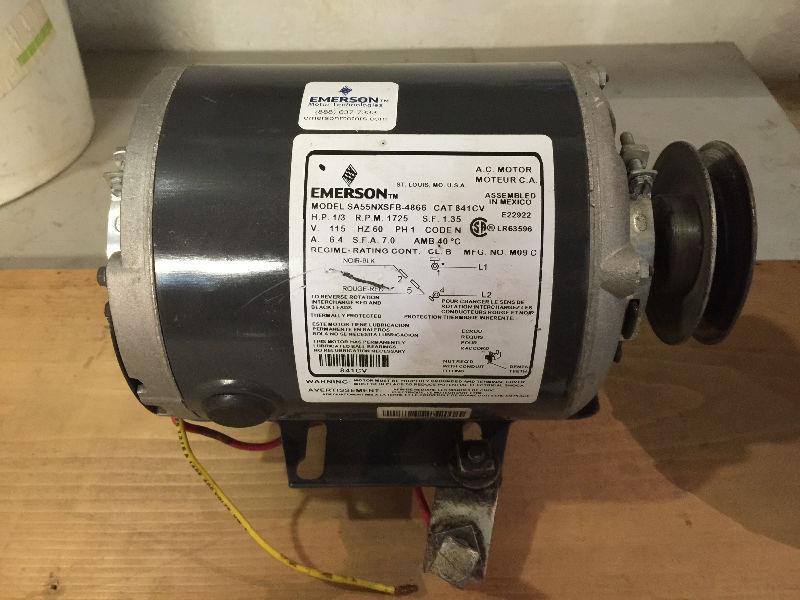 1/3 hp furnace motor