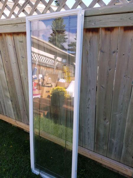 Full glass door insert