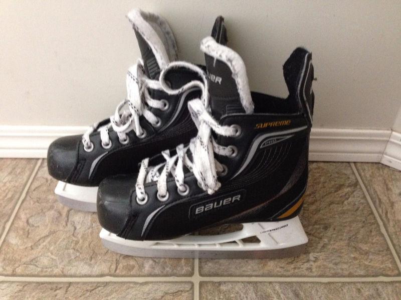 For sale Bauer Supreme skates- size Youth 13. great condition