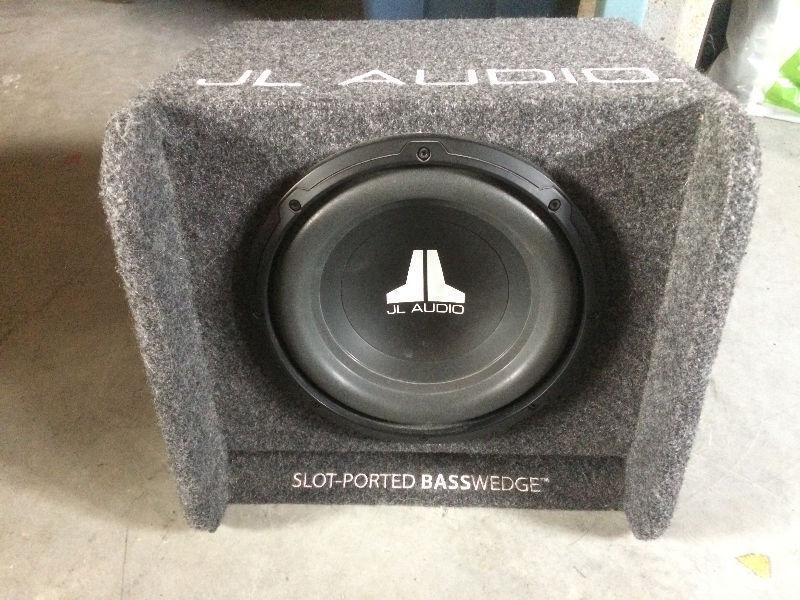 JL Audio sub and built in amp