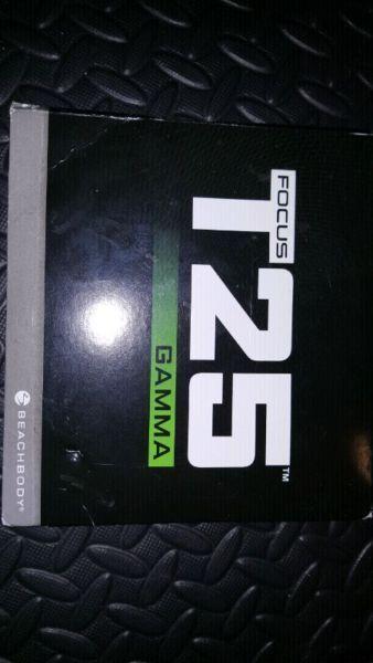 Workout DVD, p90x, and t25 gamma