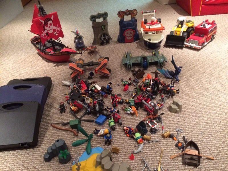 Large lot of playmobile sets