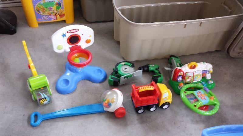 Toddler Chair and Baby Toys