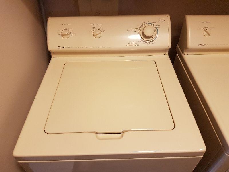 Used Maytag Dependable Care Quiet Pack Washer & Gas Dryer