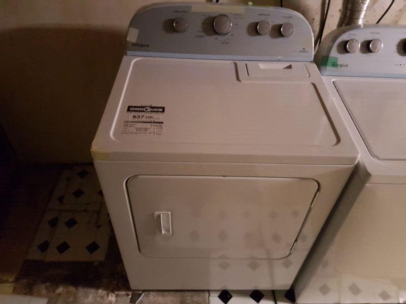 Whirlpool HE Washer and dryer