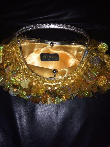Gold sequence purse