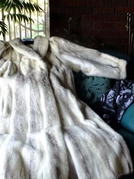 White Mink Coat and other Coats