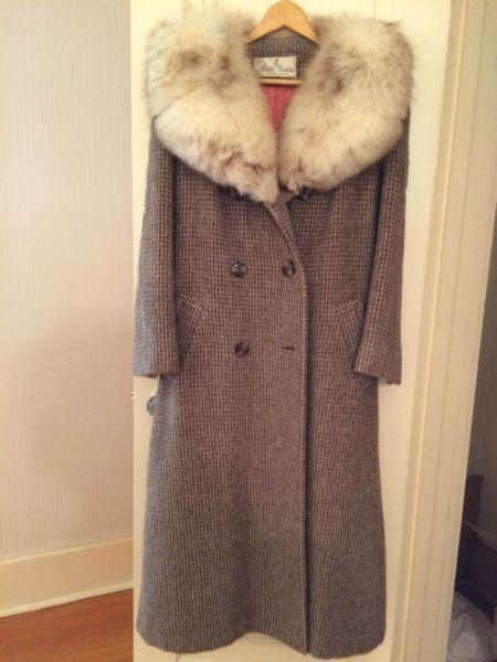 Classy Mohair Winter Coat