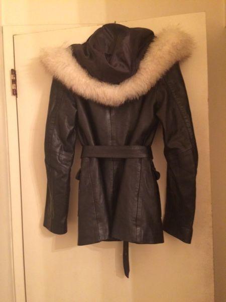 Imported leather jacket size 14