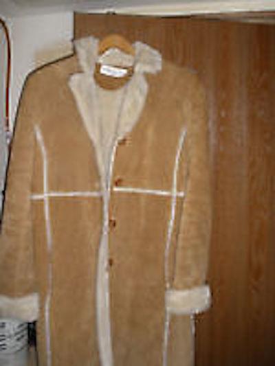 Jones New York sheepskin Warm Winter Coat Size Small