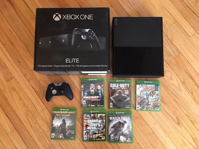 XBOX ONE ELITE 1TB BANDLE EDITION WITH 6 GAMES