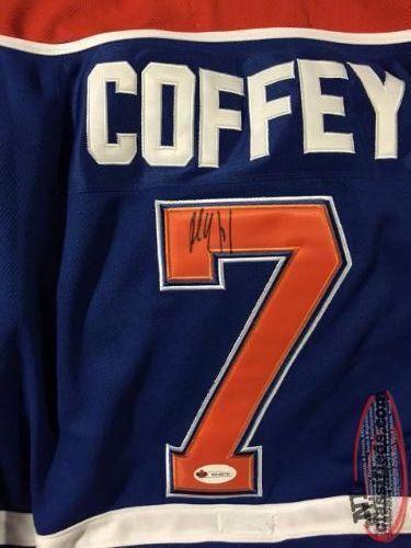 Autograph Jersey Paul Coffey $300 comes with a coa and puck