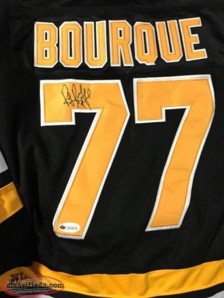 Autograph Jersey ray bourque $300 comes with a coa and puck