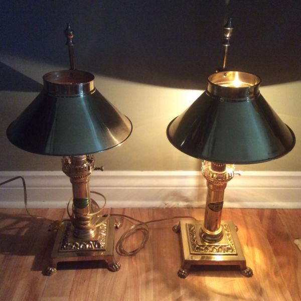 Vintage Orient Express Table Lamps
