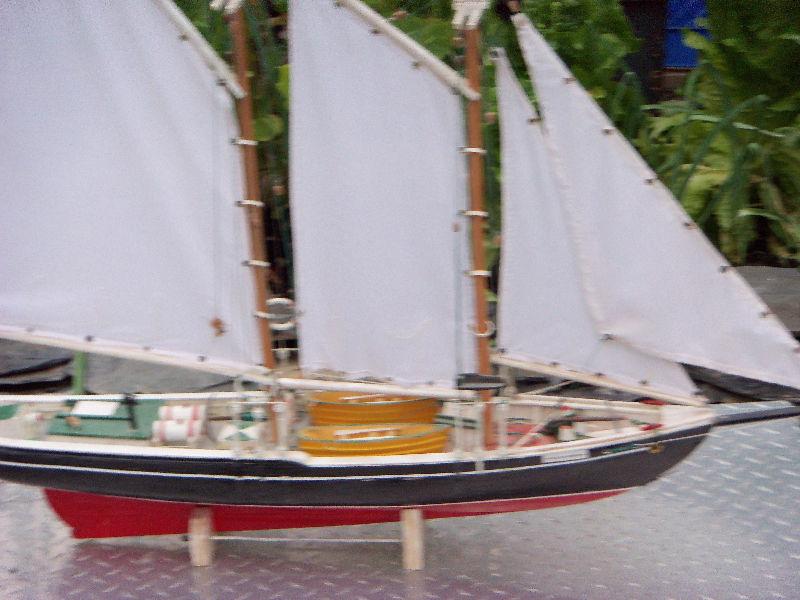 wooden boat / ship model