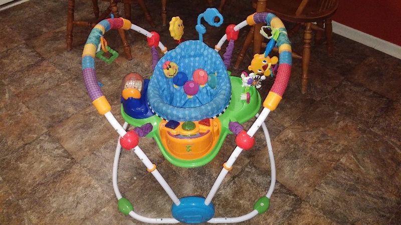 Musical Jumperoo- Sounds, Lights,Heights,Washable Padding