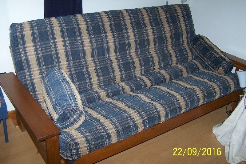 solid pine futon