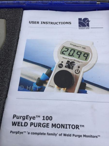 WELD PURGE MONITOR