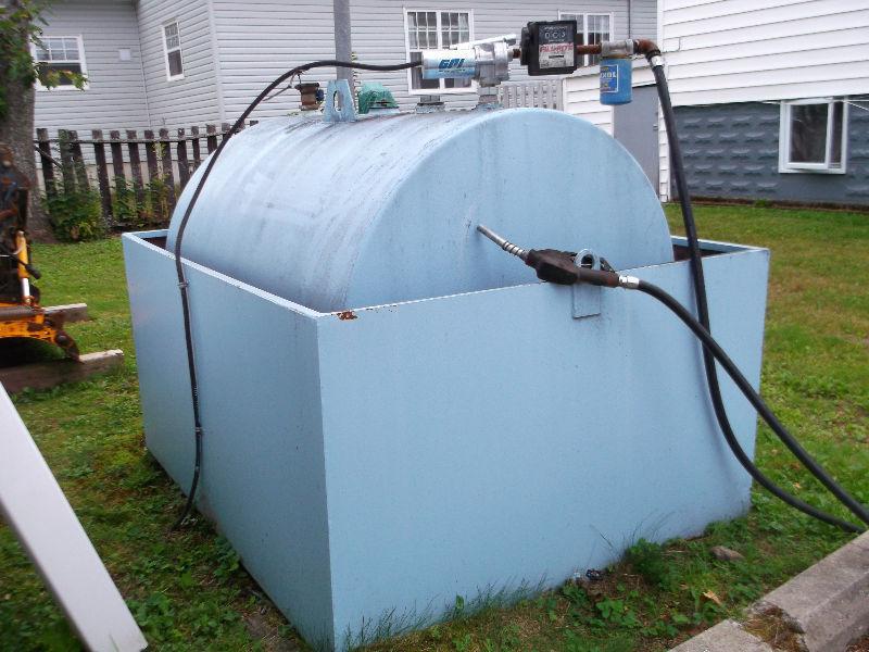 PUMP AND GAS TANK FOR SALE