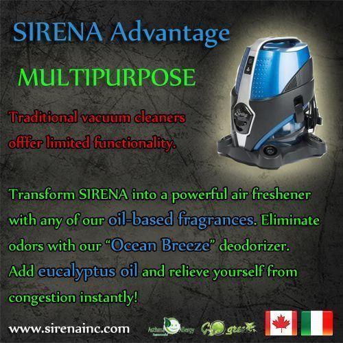Sirena Vacuums and Air Cleaner