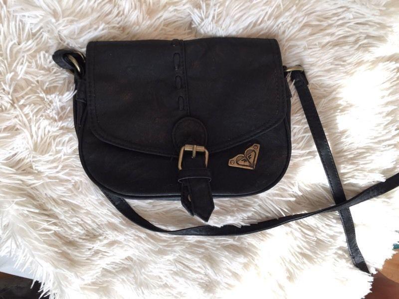 Roxy black cross body purse