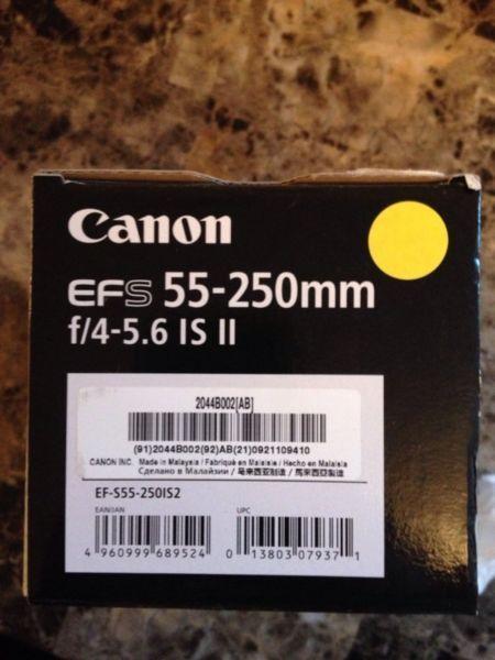Canon EFS 55 - 250mm