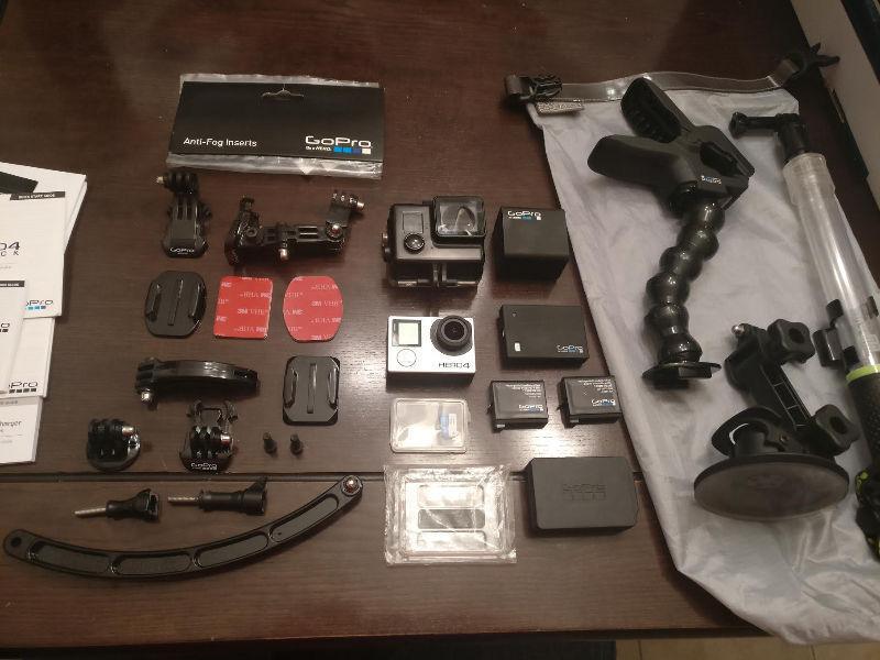 gopro hero 4 black edition top of the line mega accessories