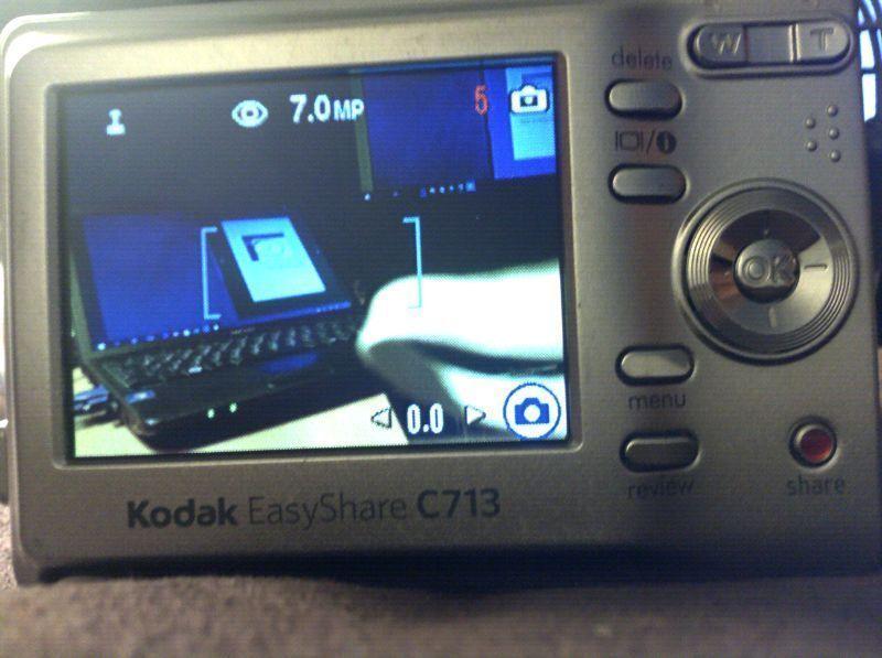 Kodak easy share 713 digital camera 50.00 today 7.0 mp