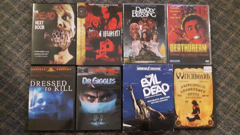 TONS OF HORROR AND OOP DVDS FOR SALE