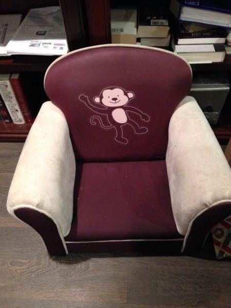 Toddler Monkey club chair