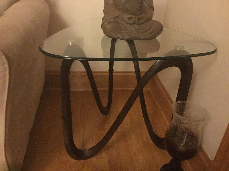 Coffee table and matching end tables