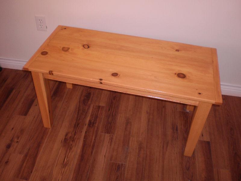 Brand new solid pine hand made coffee table
