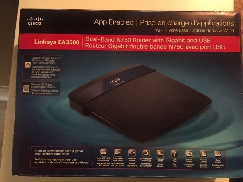 Linksys EA3500 Dual-Band N750 Router