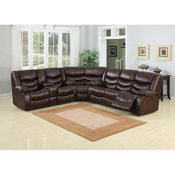 3 piece leather sectional