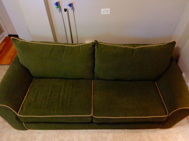 Big Olive Green Couch