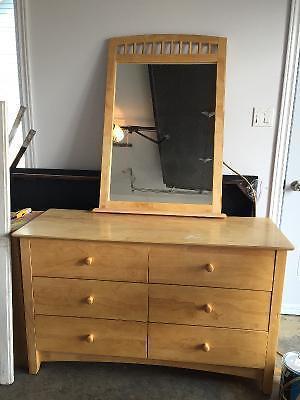 Six Drawer Wooden Dresser for Sale